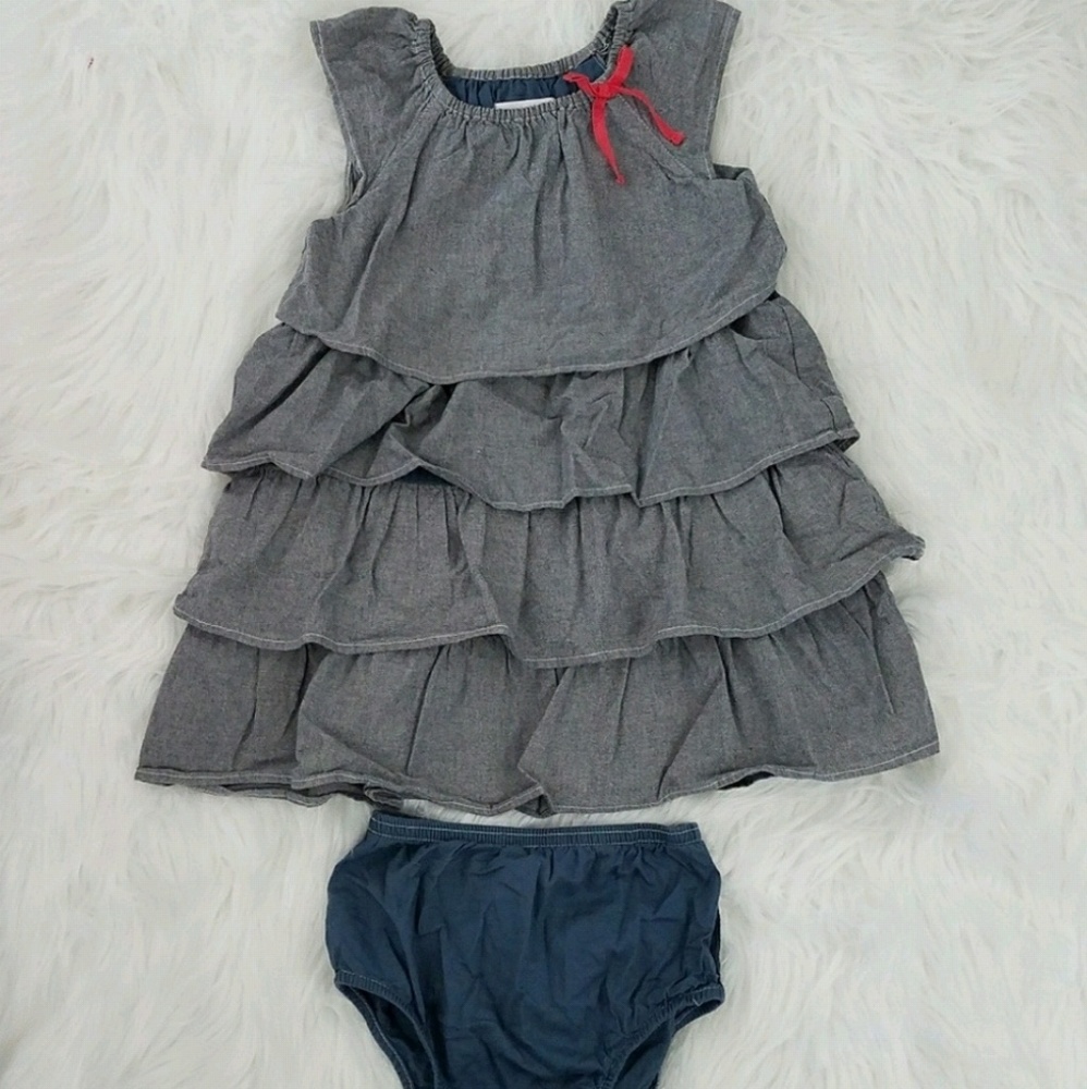 Toddler Girl Chambray Dress Size 24 Months